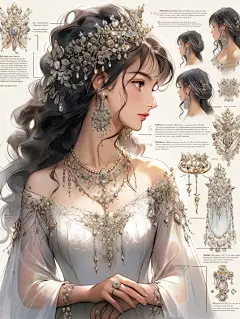 AI 服设| 女神的珠宝 巴比伦公主
