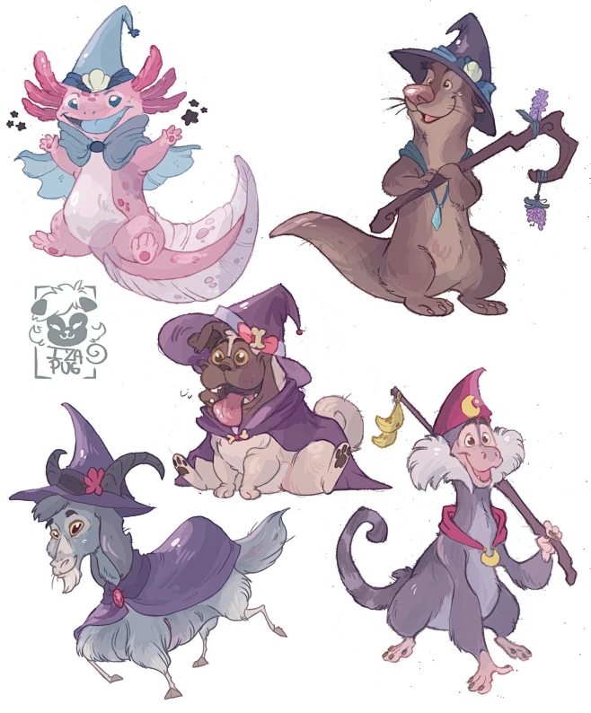 Witch's Pets-花瓣网