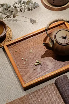 茉莉花茶茶道茶文化茶叶摄影图