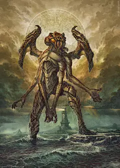                                                         · Age of the Atom ·

美国艺术家 Josh Guglielmo 绘制的“原子时代”系列插画。Guglielmo设定了一个特殊的时代背景：1955年，随着核技术的飞速发展，一种新的“原子生物”出现了，这些生物被命名为“Goliaths”。

这一故事设定的时间轴起于1945年，当原子弹“小男孩”被投在广岛后，一个名为原子研究 ​​​​...展开全文c              