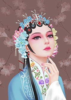 京剧q版-花瓣网|陪你做生活的设计师 | 图片大全戏剧川剧脸谱元素曹操