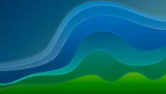 苹果macOS Mammoth 概念版 深蓝色绿色4k壁纸