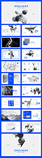 画册样式_产品手册(设计感&蓝色)