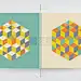 封面设计模板。抽象的几何背景与立方体。矢量插图。可用于广告、营销、演示。