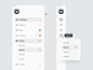 Sidebar navigation for Dashboard wireframe nav icons menu icon sub menu 4px rule user interface dropdown menu dropdown navigation bar nav navigation sidebar navigation sidebar ux ui ux design web design minimal clean ui design