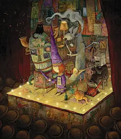 澳大利亚华裔插画家 陈志勇 一组插画艺术作品

陈志勇成长于澳大利亚西部柏斯市（Perth）的北边郊区。父亲为马来西亚华人，母亲为澳大利亚人。学校时就是画画高手。
青少年时期就开始为科学小说画插图，也为小印量杂志中的恐怖故事配插图。
1995年陈志勇毕业于华盛顿大学艺术系及英国文学系，专职童书 ​​​​...展开全文c