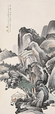 画-花瓣网|陪你做生活的设计师 | 祁大夔高清国画山水20幅
