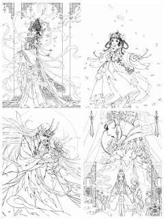 -星星很如意-采集到线稿