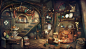 * pirate tavern, greeimm Bae : concept for 3D