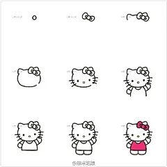 #康米手绘# 【康米简笔画·经典动画明星角色大全】还记得那些陪伴我们长大的动画角色吗？童年有你们，真好。@手绘学院 @懒人简笔画 @简笔画