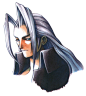 Sephiroth : There was one SOLDIER named Sephiroth, who was better than the rest, but when he found out about the terrible experiments that made him, he began to hate Shinra. And then, over time, he began to hate everything.Marlene Wallace, Final Fantasy V