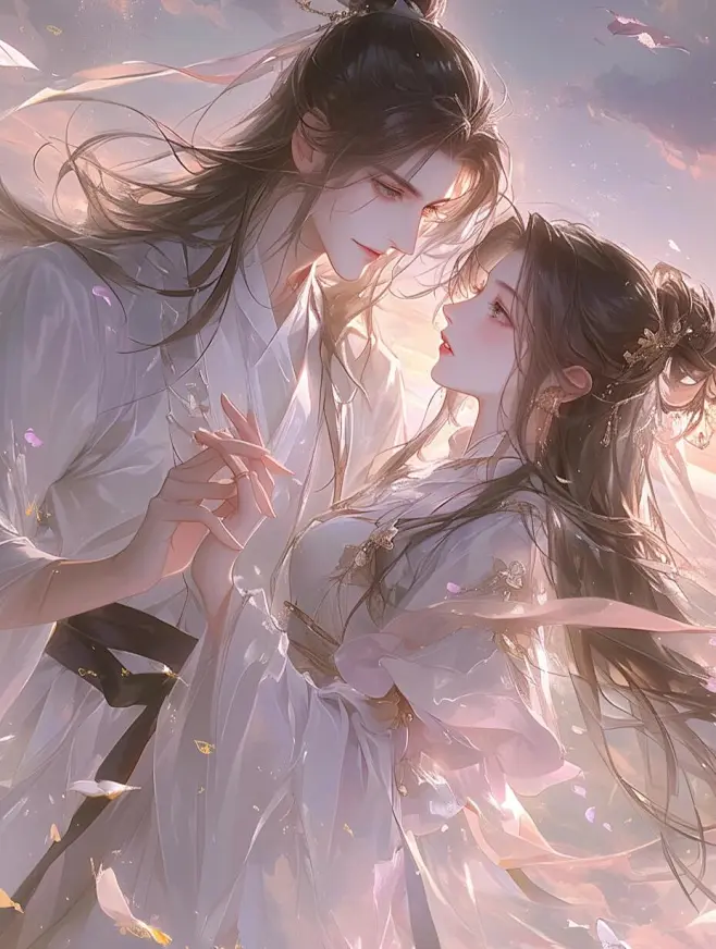 图片_古风双人男女图片素材-花瓣网