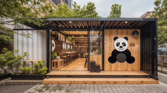 集装箱创意设计Ai改造房网红店铺跑图 - 小红书-花瓣网