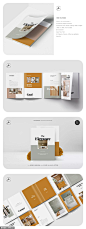 高品质室内装修设计品牌手册画册宣传册房地产楼书杂志设计模板