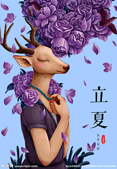鹿-花瓣网|陪你做生活的设计师 | 鹿插画