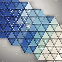 带有阴影的三角形图案。向量的背景。几何抽象结构。