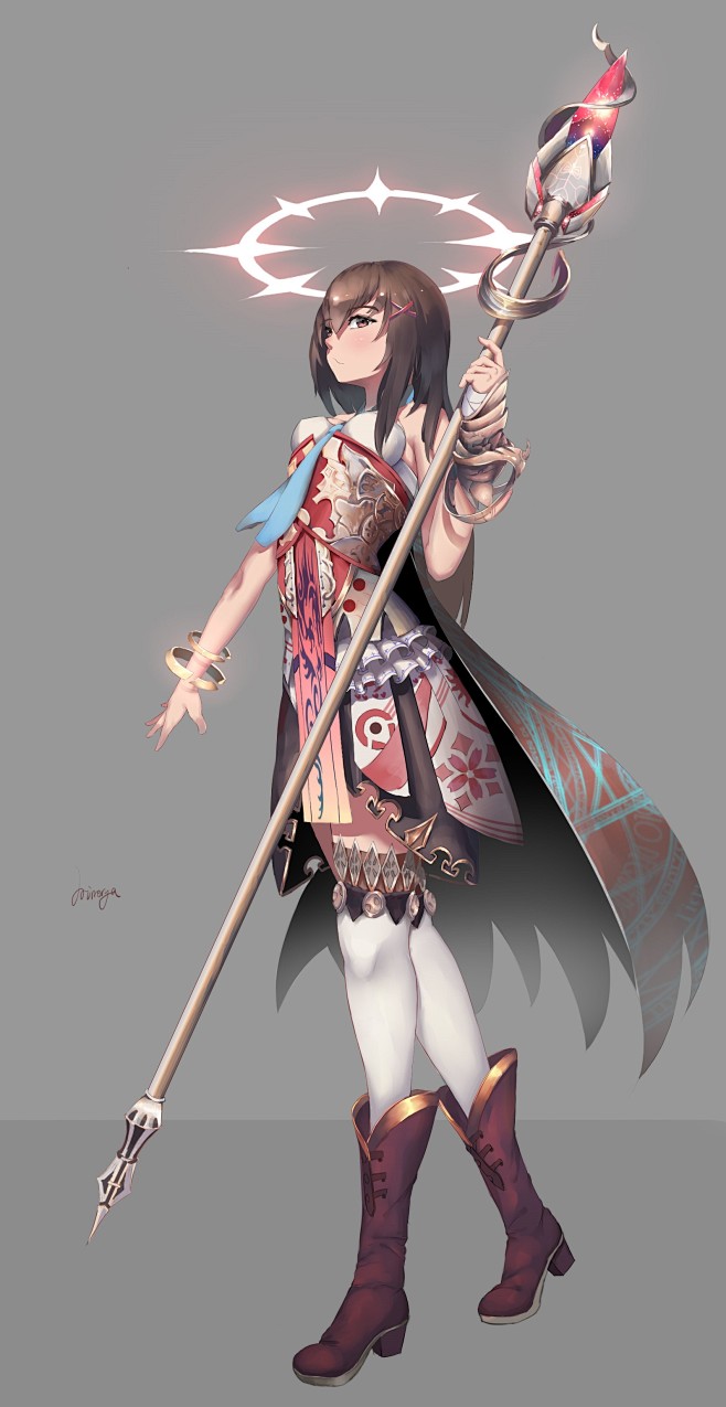 yuni妮子从大日战神转采于2018-10-22 13:32:48执杖的魔女动漫yuni