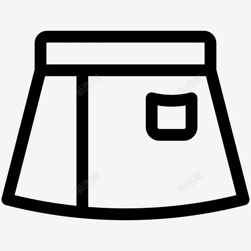 裙子服装时尚图标 免费下载 页面网页 平面电商 创意素材-花瓣网