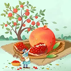 原创插画 水果系列～_2_是鸭丫呀_来自小红书网页版