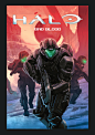 Halo: Bad Blood, Isaac Hannaford : Cover of Halo: Bad Blood for 343 industries and Simon and Schuster, 
Author Matt Forbeck