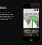 Hiking & Trekking App concept : This is a concept for a mobile app about hiking & trekking