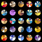 ［皮卡丘身上有几种颜色？］你可能没想过看起来颜色突出、简洁明了的口袋妖怪们身上其实有丰富的细节，就连百变怪身上都有七种紫色。设计师约翰森写了一个算法，把每一个口袋妖怪形象所用到的每一种颜色排列起来组成一道小彩虹，并用饼状图的形式展示了出来。详细内容：http://t.cn/RhUECf5