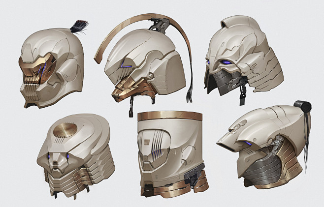 SciFi Helmet Designs