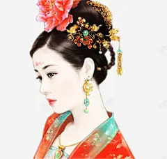 唐风女子 免抠png 设计图片 免费下载 页面网页 平面电商 创意素材