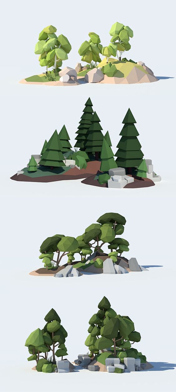 Low Poly Tree Pack. ...