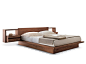 Multi-layer wood double bed TORINO | Bed by Riva 1920