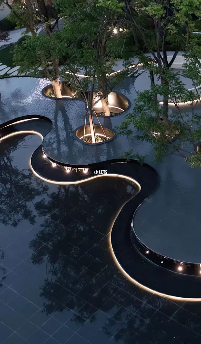 景观中弧形运用之水景(景观篇)