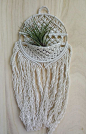 Air plant holder. Air plant terrarium. Air plant hanger. Eco friendly decor. Macrame decor. Woven wall hanger. Woven wall art. Bedroom decor : Air plant holder. Air plant terrarium. Air plant hanger. Eco friendly decor. Macrame decor. Woven wall hanger. W