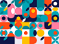 Preview : Free collection of beautiful patterns for all vector formats