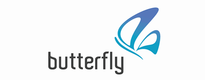 40例漂亮的蝴蝶元素的Logo设计实例 ...