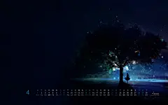 2012年4月月历壁纸桌面壁纸4