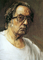 阿尼戈尼(Pietro Annigoni 1910－1988)意大利画家。他的艺术继承和发扬了文艺复兴时代以来的油画、壁画和素描_1297462033