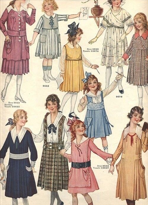 欧式服装——欧洲复古衣服样式，1910～...