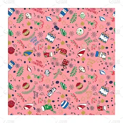 四方连续纹样,雪花球,华丽的,胡桃钳,纺织品,壁纸,糖果,装饰物,复古