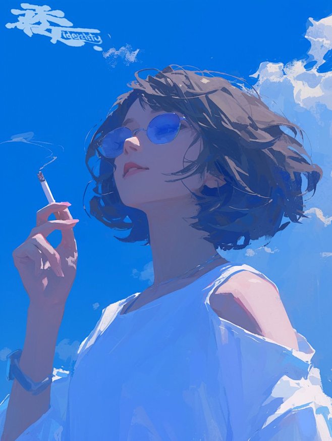 -blue sky- #AIart ht...