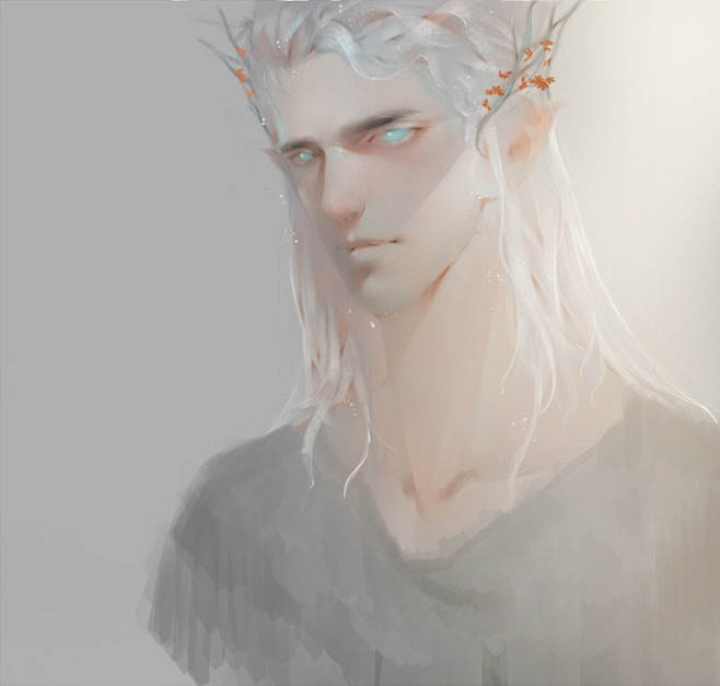 #精灵原画# #头像原画#  icon ...