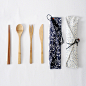 日式和风zakka木制竹制筷子勺子刀叉套装环保具学生便携餐5件套-淘宝网