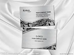 银色名片 金属加工名片大图 点击还原