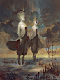 Barchiel, Angel of Pisces, Peter Mohrbacher : THE HEALER
When harm comes to the people, the relationships and the things in our lives, we have to take time to help repair them. It's not easy but bringing those pieces back together is what we have to be to