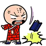呆呆小熊摔qq表情，呆呆小熊摔东西系列图片_第1页_QQ表情包下载_表情党