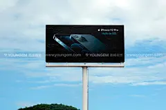 16款户外大型广告牌高炮喷绘海报设计贴图ps样机素材场景展示效果下载_颜格视觉