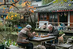 下棋的老人公益项目