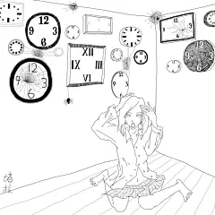 塔拉温珠儿  的插画 恐怖的房间