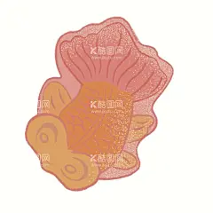 月饼素材 年年有余  - 源文件下载【酷图网】中秋,月饼,甜品,美食,元素,