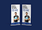 roll up banner design standee design banner Social media post Gra