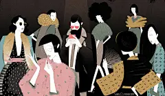 【米兰插画师Sara Ciprandi时尚女性人物插画欣赏】